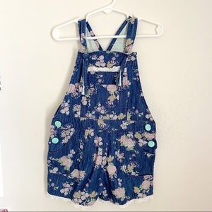 Matilda Jane Floral Overalls 4